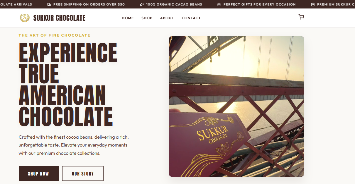 Custom E-Commerce Business Website